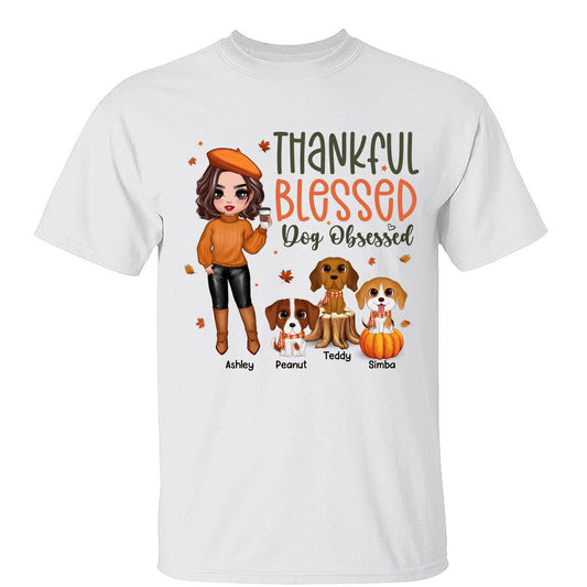 Fall Season Dog Mom Cute Dogs Personalized Shirt
